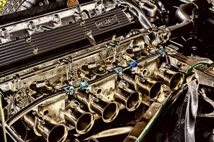Jaguar E-Type Engine 4K