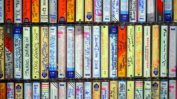 Vintage Audio Cassette Collection from 70s and 80s