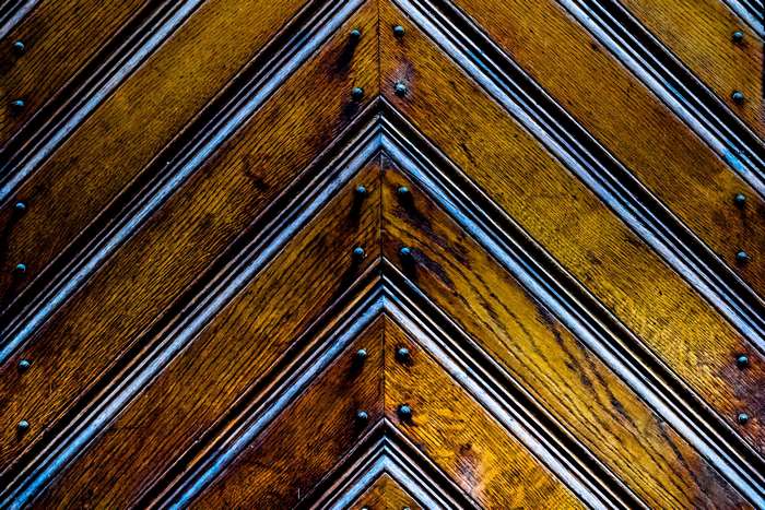 Wooden texture with geometric pattern and silver accents
