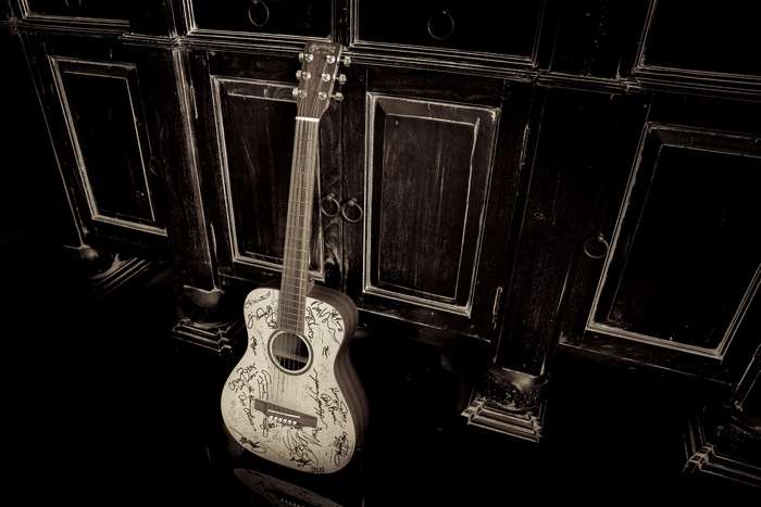 Autographed Martin Acoustic Guitar