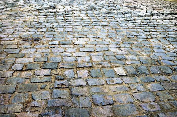 Cobblestone ground texture 4K