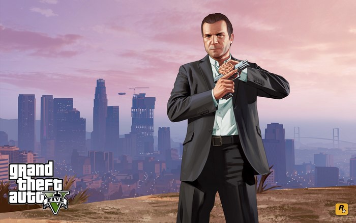 Michael De Santa from Grand Theft Auto V in Los Santos