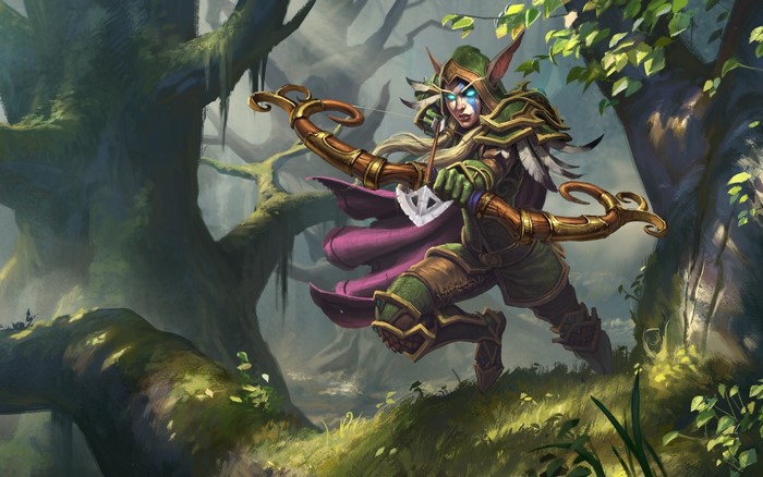 Alleria Windrunner from Hearthstone