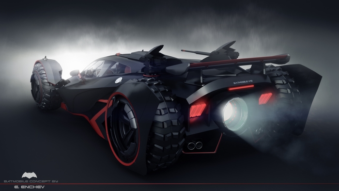 Batmobile Concept by E. Enchev