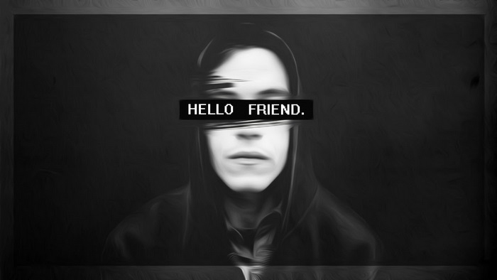 Rami Malek as Elliot Alderson from Mr. Robot