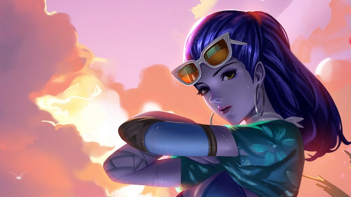 Widowmaker from Overwatch artwork