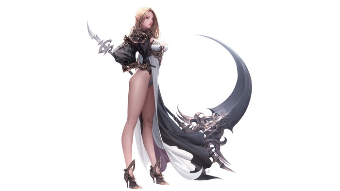 Fantasy Elf Woman in Elegant Armor 4K Art