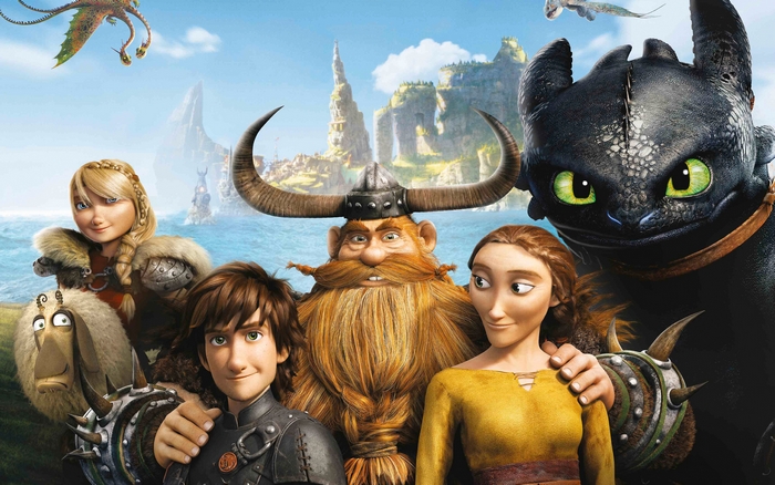 Characters from How to Train Your Dragon 2