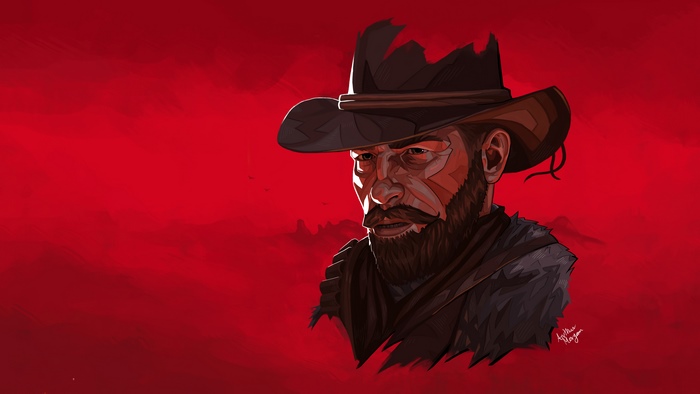 Arthur Morgan from Red Dead Redemption 2 artwork