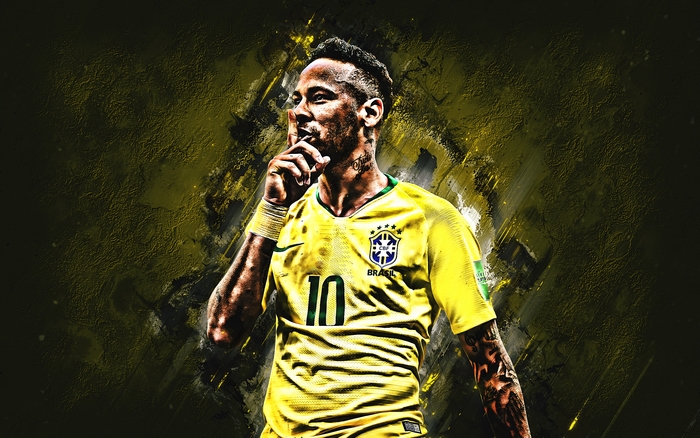 Neymar Jr. of the Brazil National Football Team