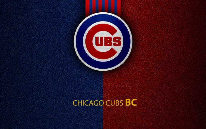 Chicago Cubs BC Logo on Blue and Red Background