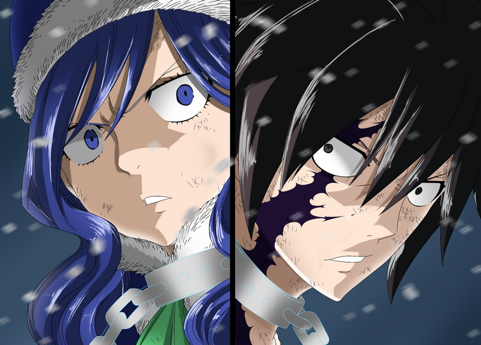 Juvia Lockser and Gray Fullbuster from Fairy Tail