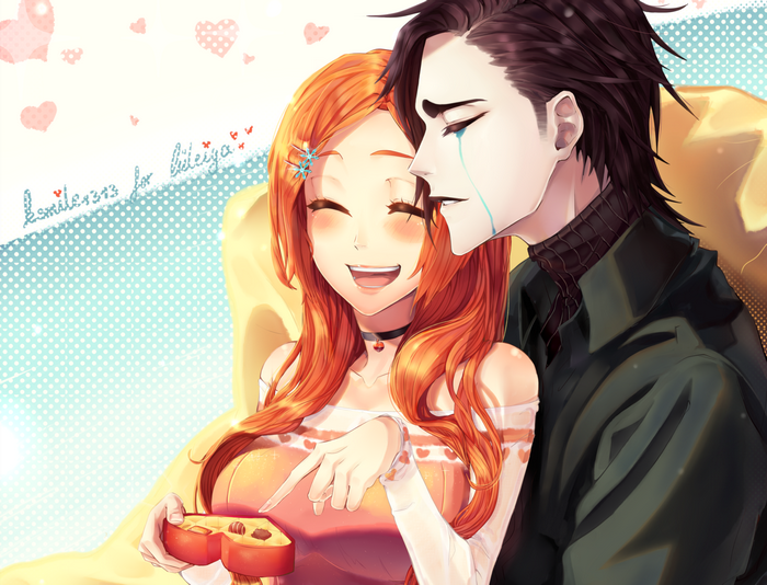 Ulquiorra Cifer and Orihime Inoue