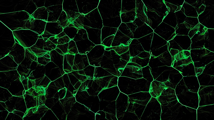 Abstract Green Crackle Pattern