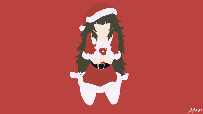 Maho Hiyajo from Steins;Gate 0 in Christmas Outfit