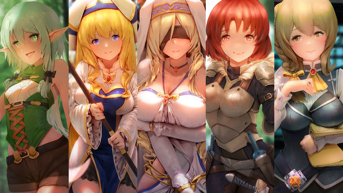 Five women from Goblin Slayer