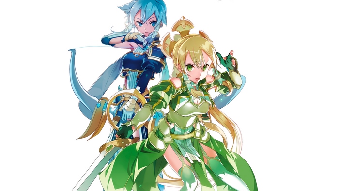 Leafa and Sinon from Sword Art Online