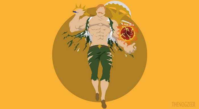 Escanor from The Seven Deadly Sins with Axe