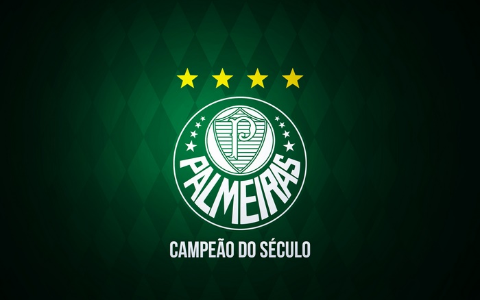 Sociedade Esportiva Palmeiras logo with stars and text