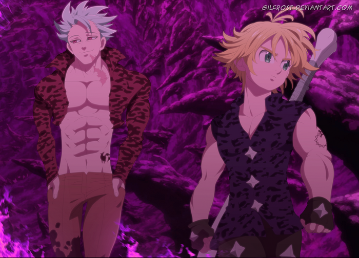 Ban and Meliodas from The Seven Deadly Sins