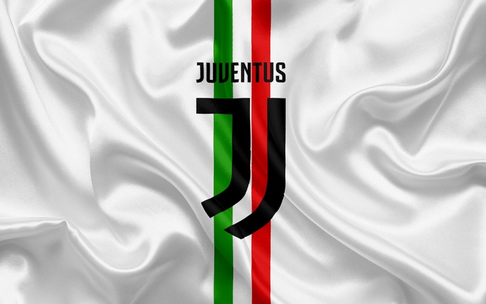 Juventus F.C. Logo with Italian Flag Stripes
