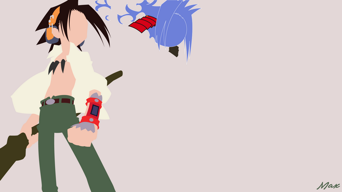 Asakura Yoh and Amidamaru from Shaman King