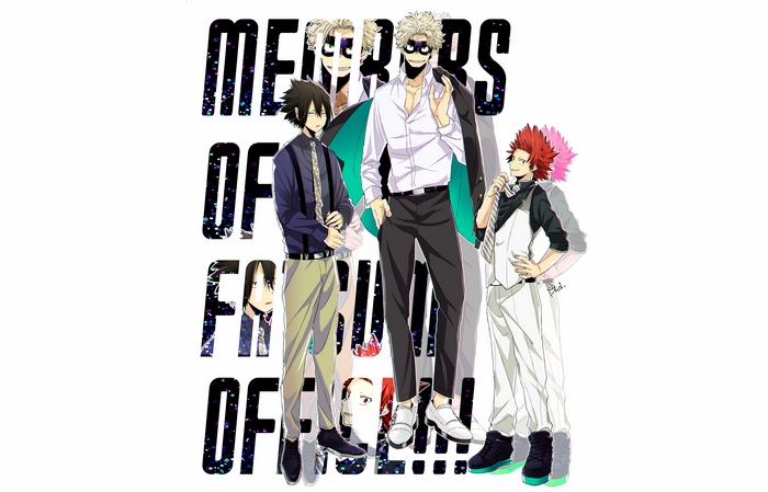 My Hero Academia characters in suits