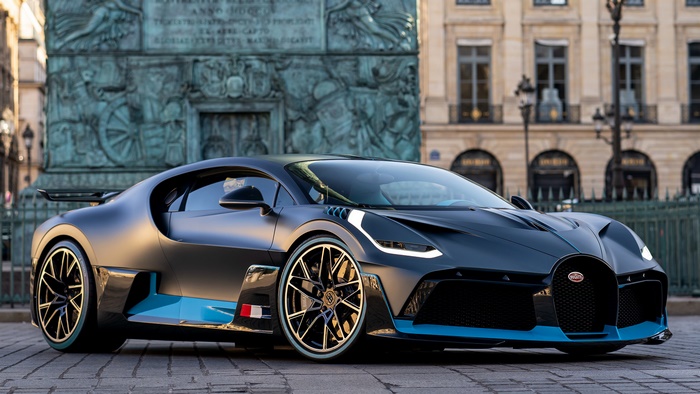 Bugatti Divo supercar in Paris