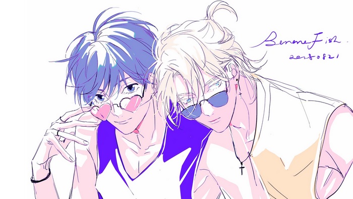 Ash Lynx and Eiji Okumura from Banana Fish