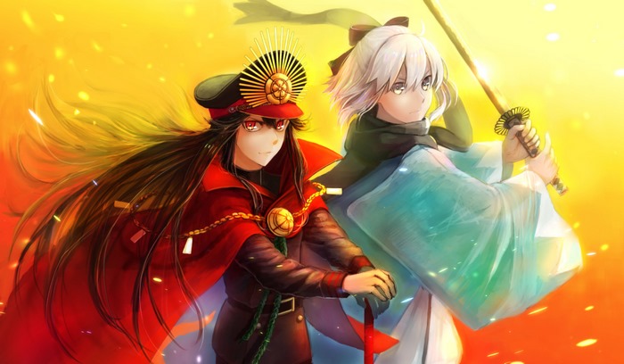 Oda Nobunaga and Okita Souji from Fate/Grand Order