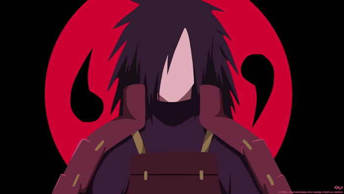 Madara Uchiha from Naruto Minimalist