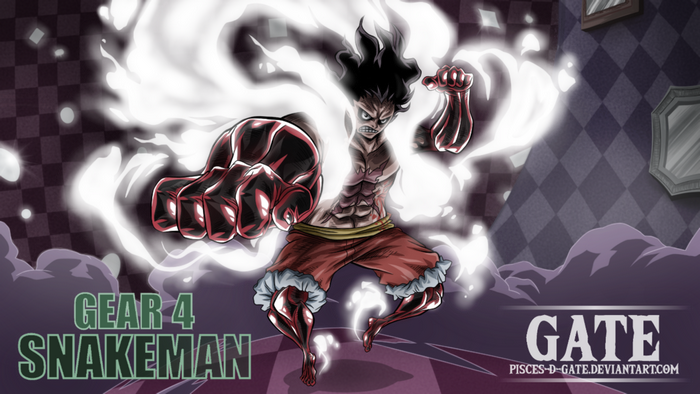 Monkey D. Luffy Gear Fourth Snakeman Pose