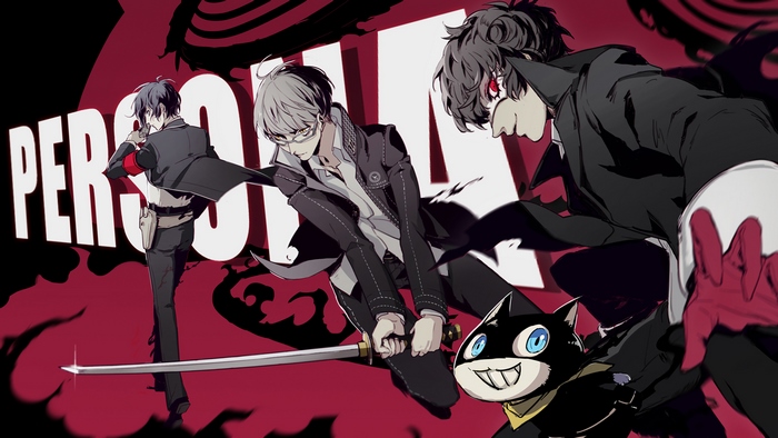 Persona characters and Morgana