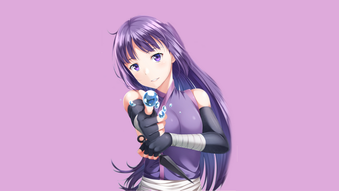 Sumire Kakei from Boruto in Purple Outfit