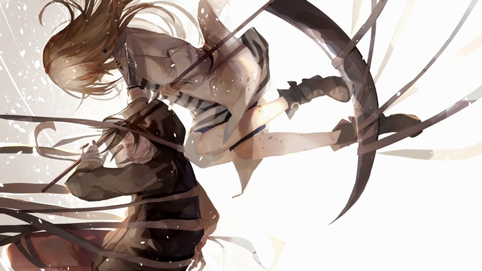 Rachel Gardner and Zack from Satsuriku no Tenshi