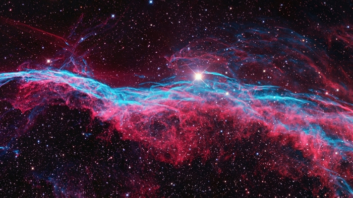 Veil Nebula in Space