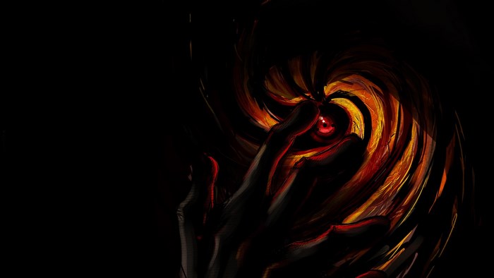 Obito Uchiha's Sharingan from Naruto