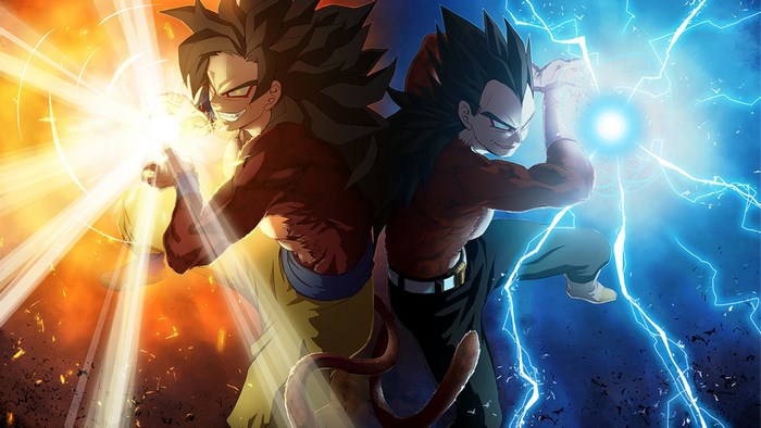 Goku and Vegeta from Dragon Ball Z