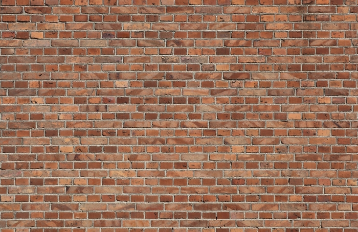 Red brick wall texture
