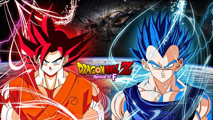 Goku and Vegeta from Dragon Ball Z: Revival of F