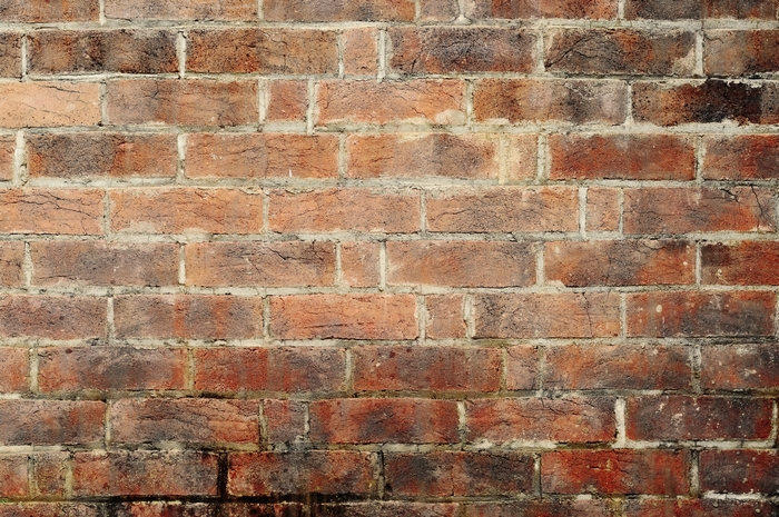 Red brick wall texture