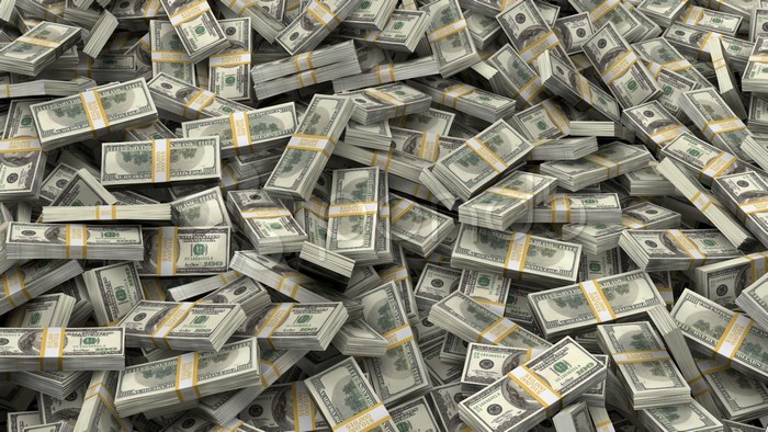 Stacks of US Dollar Bills