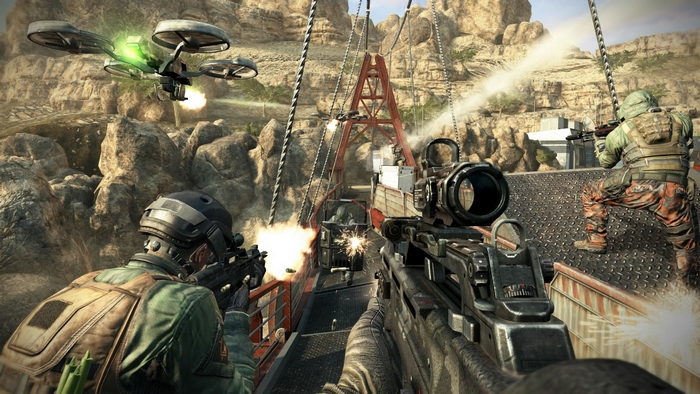 Call of Duty Black Ops 2 Drone Attack