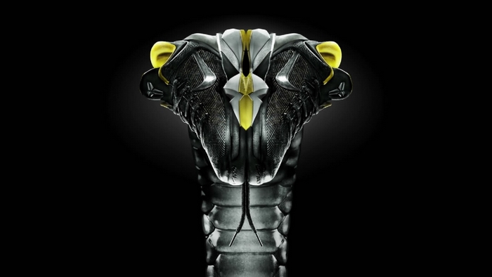 Kobe Bryant Nike shoes as a cobra