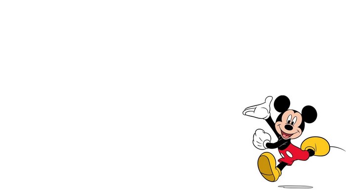 Mickey Mouse running