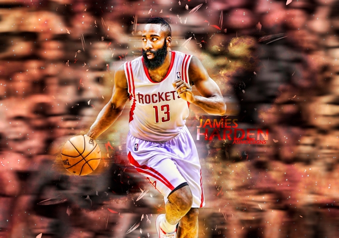 James Harden of the Houston Rockets