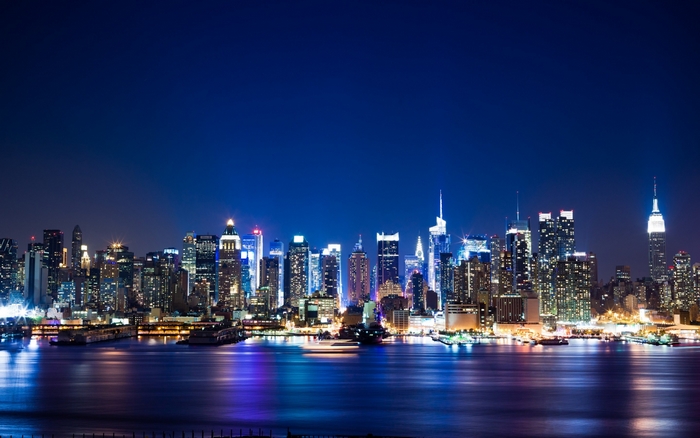 New York City Skyline at Night