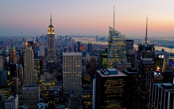 New York City Skyline at Dusk