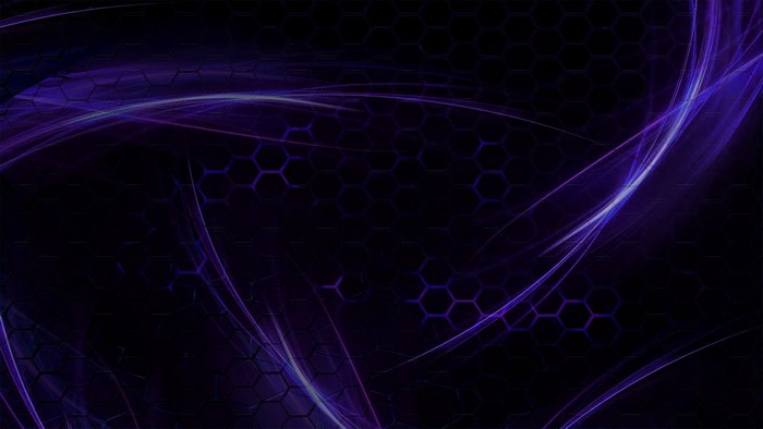 Dark Hexagonal Pattern with Purple Light Streaks