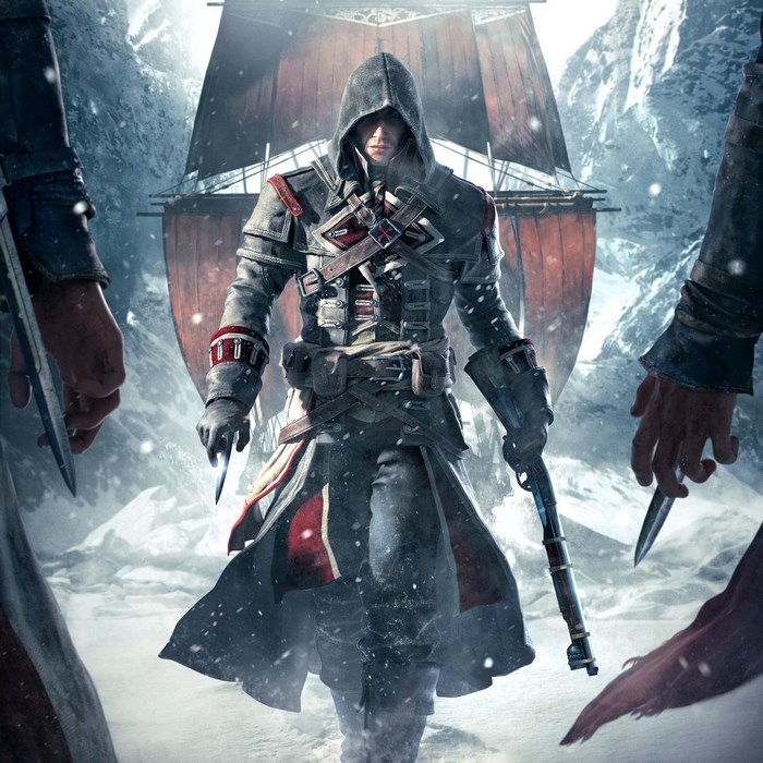 Assassin from Assassin's Creed in a snowy landscape
